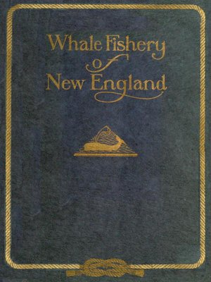 cover image of Whale Fishery of New England